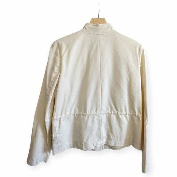 Michael Kors Utility Jacket, Ecru/Cream, Size P - Picture 2 of 14